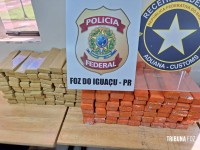 Policia Federal e Receita Federal apreendem 166,5 Kg de maconha despachada como encomendas em Foz do Iguaçu Policia Federal e Receita Federal apreendem 166,5 Kg de maconha despachada como encomendas em Foz do Iguaçu