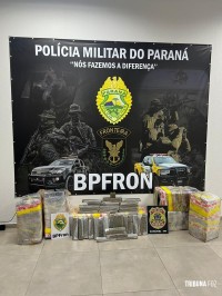 Ação integrada resulta em apreensão de maconha e na prisão de um homem em Santa Tereza do Oeste Ação integrada resulta em apreensão de maconha e na prisão de um homem em Santa Tereza do Oeste
