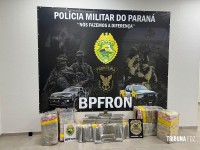 Ação integrada resulta em apreensão de maconha e na prisão de um homem em Santa Tereza do Oeste Ação integrada resulta em apreensão de maconha e na prisão de um homem em Santa Tereza do Oeste