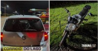 Motociclista fica ferido colisão traseira na PR-491, em Marechal Cândido Rondon Motociclista fica ferido colisão traseira na PR-491, em Marechal Cândido Rondon