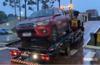 Hilux furtada é recuperada próximo à BR-277 em Vera Cruz do Oeste Hilux furtada é recuperada próximo à BR-277 em Vera Cruz do Oeste