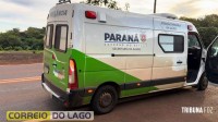 Acidente na PR-495 deixa dois feridos após colisão entre carro e caminhão em Santa Helena Acidente na PR-495 deixa dois feridos após colisão entre carro e caminhão em Santa Helena