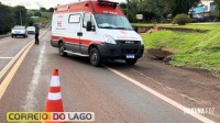 Acidente na PR-495 deixa dois feridos após colisão entre carro e caminhão em Santa Helena Acidente na PR-495 deixa dois feridos após colisão entre carro e caminhão em Santa Helena