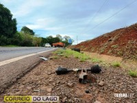 Acidente na PR-495 deixa dois feridos após colisão entre carro e caminhão em Santa Helena Acidente na PR-495 deixa dois feridos após colisão entre carro e caminhão em Santa Helena