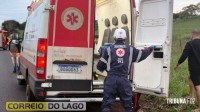 Veículo com mãe e filhos capota após motorista tentar evitar batida frontal em Santa Helena Veículo com mãe e filhos capota após motorista tentar evitar batida frontal em Santa Helena