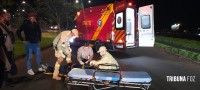 Motociclista sofre queda e é socorrido pelo Siate na Av. Safira Motociclista sofre queda e é socorrido pelo Siate na Av. Safira