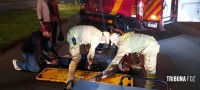 Motociclista sofre queda e é socorrido pelo Siate na Av. Safira Motociclista sofre queda e é socorrido pelo Siate na Av. Safira