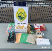 ROCAM cumpre mandado de prisão e apreende medicamentos de origem estrangeira em Foz do Iguaçu ROCAM cumpre mandado de prisão e apreende medicamentos de origem estrangeira em Foz do Iguaçu