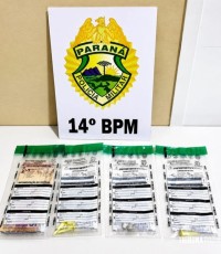 Polícia Militar prende homem por tráfico de drogas em Medianeira Polícia Militar prende homem por tráfico de drogas em Medianeira