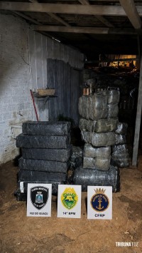 Ação integrada apreende mais de 400 Kg de maconha em Foz do Iguaçu Ação integrada apreende mais de 400 Kg de maconha em Foz do Iguaçu