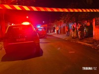 Homem é executado a tiros no Jardim Tarobá Homem é executado a tiros no Jardim Tarobá