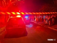 Homem é executado a tiros no Jardim Tarobá Homem é executado a tiros no Jardim Tarobá