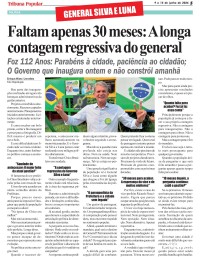 GENERAL SILVA E LUNA = 18 meses depois: Cadê o governo que foi prometido? GENERAL SILVA E LUNA = 18 meses depois: Cadê o governo que foi prometido?