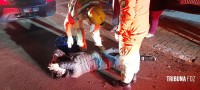 Motociclista é socorrido pelo Siate após queda no Porto Meira durante a madrugada Motociclista é socorrido pelo Siate após queda no Porto Meira durante a madrugada