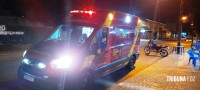 Motociclista é socorrido pelo Siate após queda no Porto Meira durante a madrugada Motociclista é socorrido pelo Siate após queda no Porto Meira durante a madrugada