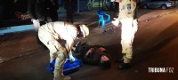 Motociclista é socorrido pelo Siate após queda no Porto Meira durante a madrugada Motociclista é socorrido pelo Siate após queda no Porto Meira durante a madrugada
