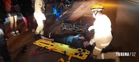 Motociclista é socorrido pelo Siate após queda no Porto Meira durante a madrugada Motociclista é socorrido pelo Siate após queda no Porto Meira durante a madrugada