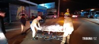 Motociclista é socorrido pelo Siate após queda no Porto Meira durante a madrugada Motociclista é socorrido pelo Siate após queda no Porto Meira durante a madrugada