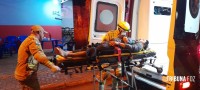 Motociclista é socorrido pelo Siate após queda no Porto Meira durante a madrugada Motociclista é socorrido pelo Siate após queda no Porto Meira durante a madrugada