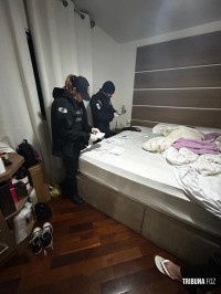 PC da Paraíba em ação conjunta com a Delegacia de Homicídios cumpriram mandado de busca e apreensão no centro da cidade de Foz do Iguaçu PC da Paraíba em ação conjunta com a Delegacia de Homicídios cumpriram mandado de busca e apreensão no centro da cidade de Foz do Iguaçu