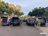 PF e PM apreendem carga de eletrônicos avaliada em cerca de R$ 8 milhões no Bairro Porto Meira em Foz do Iguaçu PF e PM apreendem carga de eletrônicos avaliada em cerca de R$ 8 milhões no Bairro Porto Meira em Foz do Iguaçu