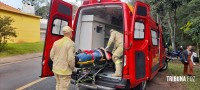 Siate socorre duas vítimas graves após colisão na Vila Yolanda Siate socorre duas vítimas graves após colisão na Vila Yolanda