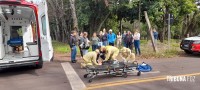 Siate socorre duas vítimas graves após colisão na Vila Yolanda Siate socorre duas vítimas graves após colisão na Vila Yolanda