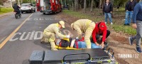 Siate socorre duas vítimas graves após colisão na Vila Yolanda Siate socorre duas vítimas graves após colisão na Vila Yolanda