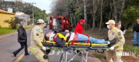 Siate socorre duas vítimas graves após colisão na Vila Yolanda Siate socorre duas vítimas graves após colisão na Vila Yolanda