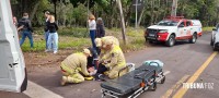 Siate socorre duas vítimas graves após colisão na Vila Yolanda Siate socorre duas vítimas graves após colisão na Vila Yolanda