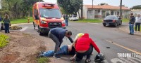 Siate socorre duas vítimas graves após colisão na Vila Yolanda Siate socorre duas vítimas graves após colisão na Vila Yolanda