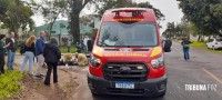 Siate socorre duas vítimas graves após colisão na Vila Yolanda Siate socorre duas vítimas graves após colisão na Vila Yolanda