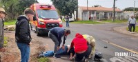 Siate socorre duas vítimas graves após colisão na Vila Yolanda Siate socorre duas vítimas graves após colisão na Vila Yolanda