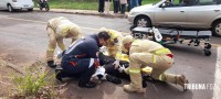 Siate socorre duas vítimas graves após colisão na Vila Yolanda Siate socorre duas vítimas graves após colisão na Vila Yolanda