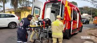 Siate socorre duas vítimas graves após colisão na Vila Yolanda Siate socorre duas vítimas graves após colisão na Vila Yolanda