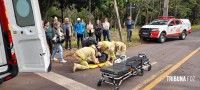 Siate socorre duas vítimas graves após colisão na Vila Yolanda Siate socorre duas vítimas graves após colisão na Vila Yolanda