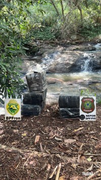 BPFRON e Polícia Federal apreendem 87 Kg de maconha em Foz do Iguaçu BPFRON e Polícia Federal apreendem 87 Kg de maconha em Foz do Iguaçu