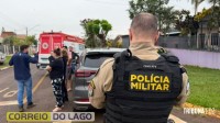 Acidente envolvendo van escolar deixa idoso ferido e mobiliza SAMU em Santa Helena Acidente envolvendo van escolar deixa idoso ferido e mobiliza SAMU em Santa Helena