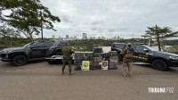 BPFRON, Polícia Federal e COMAV apreendem mais de 770 quilos de maconha em Foz do Iguaçu BPFRON, Polícia Federal e COMAV apreendem mais de 770 quilos de maconha em Foz do Iguaçu