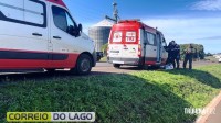 Violenta colisão arranca poste na PR-488 e mobiliza equipes de socorro entre Santa Helena e Esquina Céu Azul Violenta colisão arranca poste na PR-488 e mobiliza equipes de socorro entre Santa Helena e Esquina Céu Azul