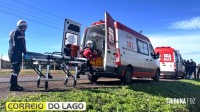 Violenta colisão arranca poste na PR-488 e mobiliza equipes de socorro entre Santa Helena e Esquina Céu Azul Violenta colisão arranca poste na PR-488 e mobiliza equipes de socorro entre Santa Helena e Esquina Céu Azul