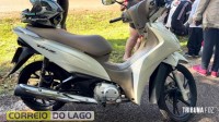 Motociclista fica ferida após queda na "Curva do Ogregon" em Santa Helena Motociclista fica ferida após queda na "Curva do Ogregon" em Santa Helena