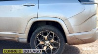 Colisão entre moto e carro é registrado próximo ao acesso do Refúgio Biológico em Santa Helena Colisão entre moto e carro é registrado próximo ao acesso do Refúgio Biológico em Santa Helena