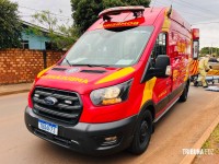 Idosa fica ferida após ser atropelada na calçada no Bairro Três Lagoas Idosa fica ferida após ser atropelada na calçada no Bairro Três Lagoas