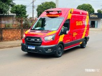 Idosa fica ferida após ser atropelada na calçada no Bairro Três Lagoas Idosa fica ferida após ser atropelada na calçada no Bairro Três Lagoas