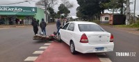 Motociclista sofre lesões leve após colisão na Av. General Meira Motociclista sofre lesões leve após colisão na Av. General Meira