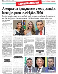 A esquerda iguaçuenses e seus pseudos laranjas para as eleições 2026 A esquerda iguaçuenses e seus pseudos laranjas para as eleições 2026