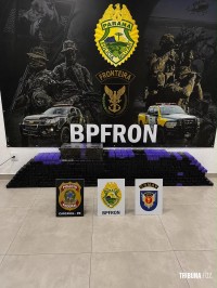 Integração entre forças de segurança resulta na apreensão de 256 Kg de maconha em Santa Tereza do Oeste Integração entre forças de segurança resulta na apreensão de 256 Kg de maconha em Santa Tereza do Oeste