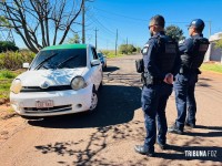 Guarda Municipal recupera veículo roubado que foi utilizada em ação criminosa em Foz do Iguaçu Guarda Municipal recupera veículo roubado que foi utilizada em ação criminosa em Foz do Iguaçu