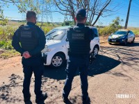 Guarda Municipal recupera veículo roubado que foi utilizada em ação criminosa em Foz do Iguaçu Guarda Municipal recupera veículo roubado que foi utilizada em ação criminosa em Foz do Iguaçu
